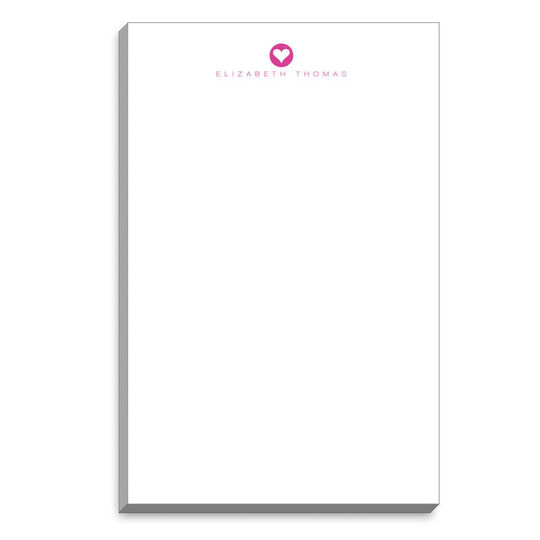 Modern Heart Notepads